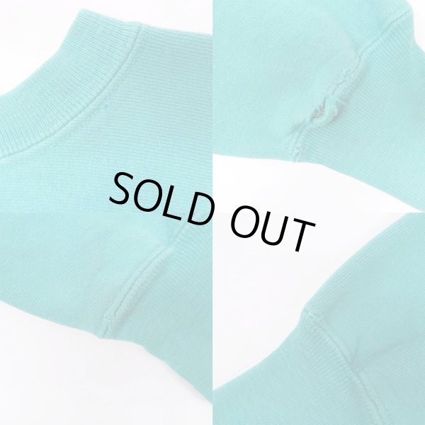 画像5: 90's Champion リバースウィーブ スウェット "目付き / EMERALD / MADE IN USA" (5)