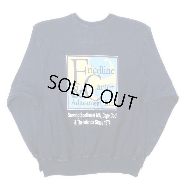 画像2: 00's Champion プレミアムリバースウィーブ スウェット "企業ロゴ刺繍" (2)