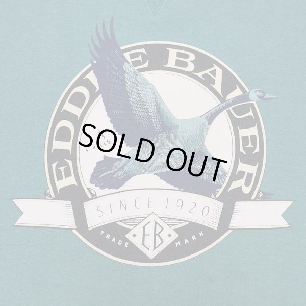 画像3: 90's Eddie Bauer プリントスウェット "黒タグ" (3)