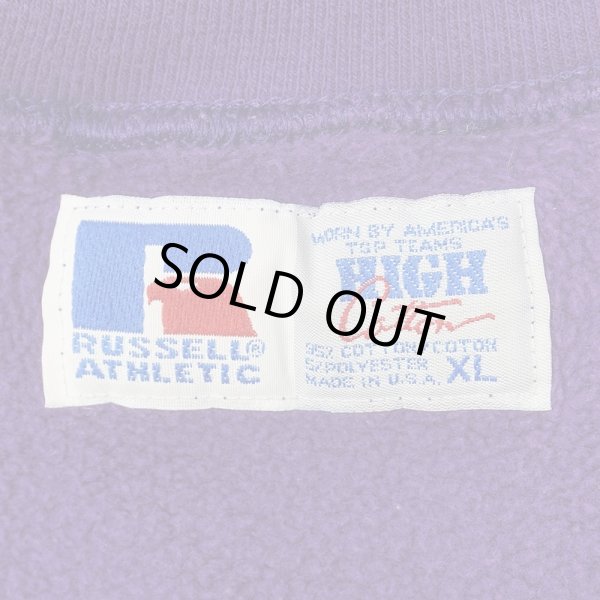 画像2: 90's RUSSELL タートルネック ブランクスウェット “HIGH COTTON / MADE IN USA” (2)