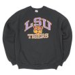 画像1: 80's JERZEES カレッジプリント スウェット "BLACK / MADE IN USA" (1)
