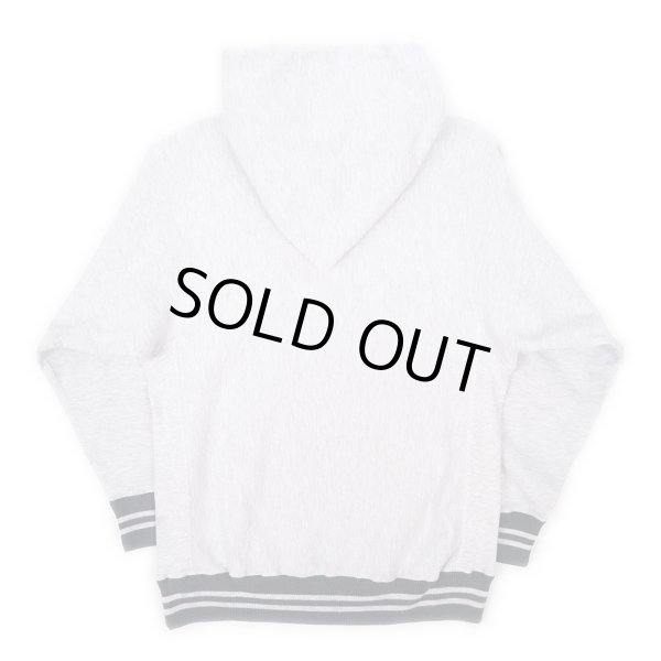 画像2: 90's Champion リバースウィーブ パーカー "目付き / リブライン" (2)