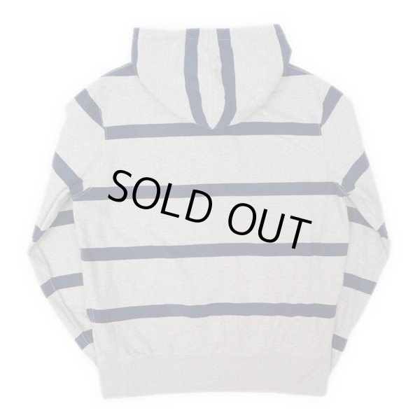 画像2: 00's Polo Ralph Lauren ボーダー柄 ヘンリーネックパーカー (2)
