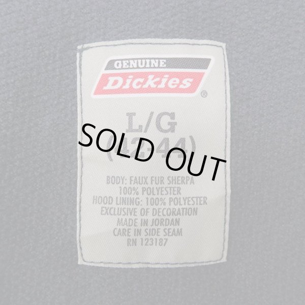 画像2: 00's Dickies パイルフリース フーディー (2)