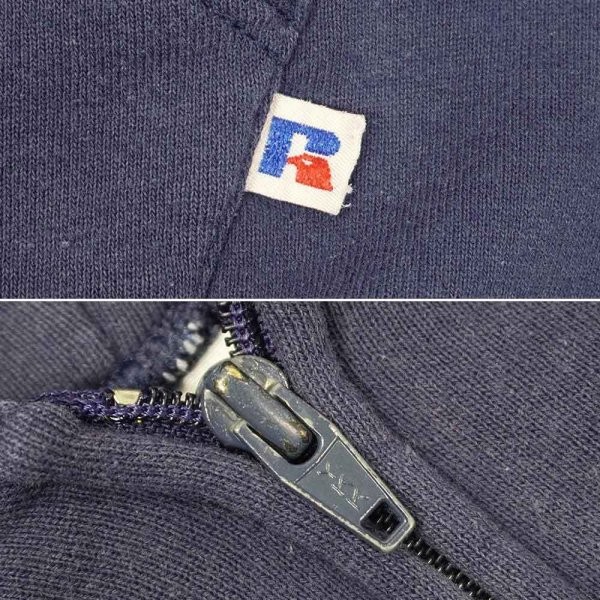 画像3: 80's RUSSELL フルジップ スウェットパーカー "MADE IN USA" (3)
