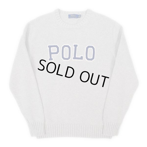 画像1: POLO RALPH LAUREN COTTON CREW NECK SWEATER (1)