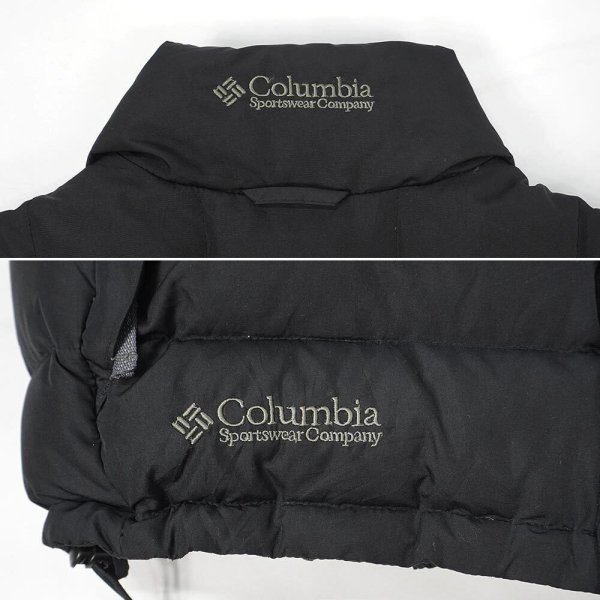 画像3: Early 00's Columbia ダウンベスト "BLACK" (3)