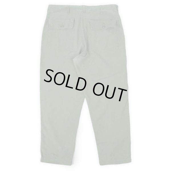 画像2: 70's US.ARMY コットンサテン ベイカーパンツ (2)