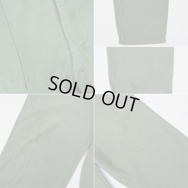 画像4: 70's US.ARMY コットンサテン ベイカーパンツ (4)