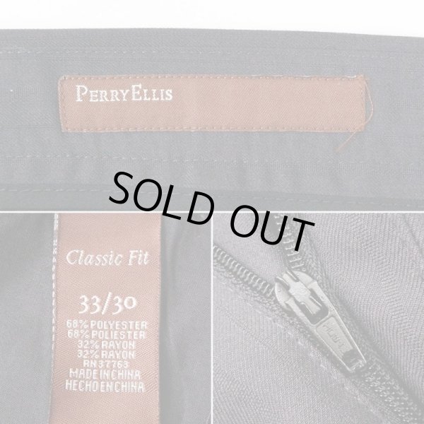 画像4: 00's PERRY ELLIS 3タック スラックス “DEADSTOCK” (4)