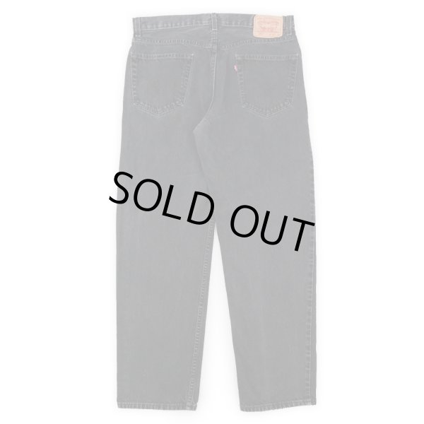 画像2: 00's Levi's 550 ブラックデニムパンツ “実寸W35 L31” (2)