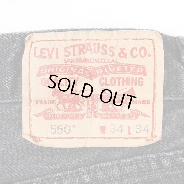 画像3: 00's Levi's 550 ブラックデニムパンツ (3)