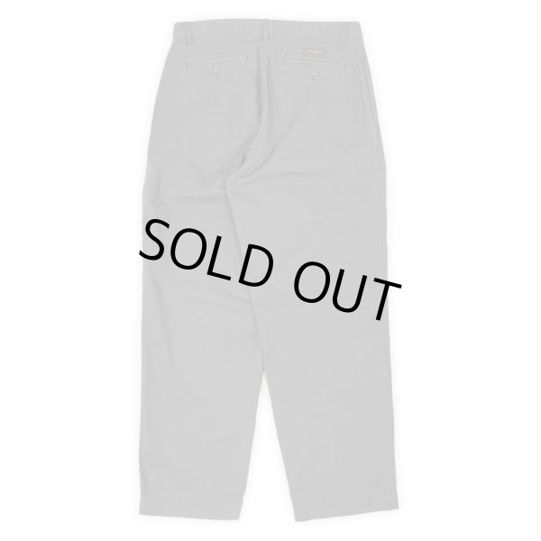 画像2: 90's Calvin Klein Khakis 2タック チノトラウザー "CHARCOAL" (2)