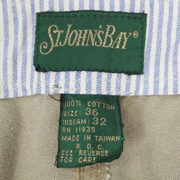 画像3: Early 90's ST JOHN'S BAY キャンバス ベイカーパンツ “実寸W34 L31” (3)