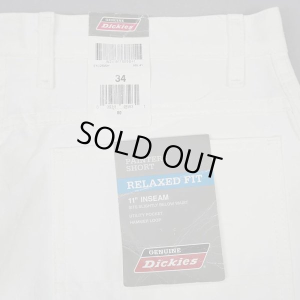 画像3: 00's Dickies ペインターショーツ "DEADSTOCK / WHITE" (3)