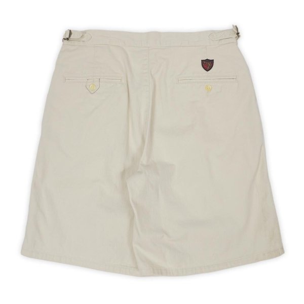 画像2: Early 90's Polo Ralph Lauren グルカショーツ "MADE IN USA / Ivory" (2)