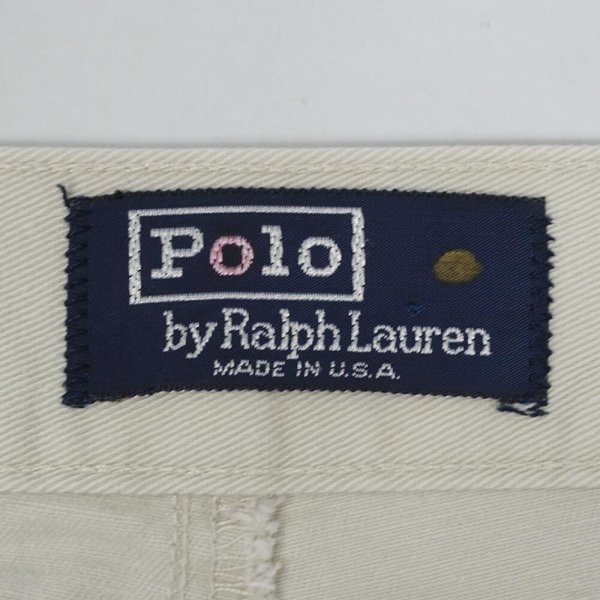 画像3: Early 90's Polo Ralph Lauren グルカショーツ "MADE IN USA / Ivory" (3)