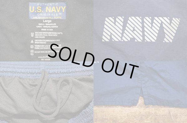 画像3: US.NAVY ジムショーツ “MADE IN USA / LARGE” (3)