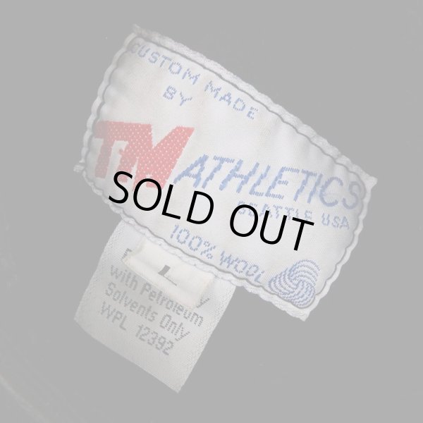 画像3: 80's PLAY NETWORK レザー切り替えスタジャン “ALL BLACK / MADE IN USA” (3)