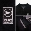 画像4: 80's PLAY NETWORK レザー切り替えスタジャン “ALL BLACK / MADE IN USA” (4)