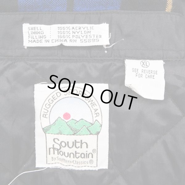 画像3: 90's SOUTH MOUNTAIN キルティングライナー ネルシャツ (3)