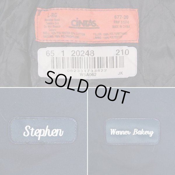 画像3: 90's CINTAS キルティングライナー ワークジャケット (3)