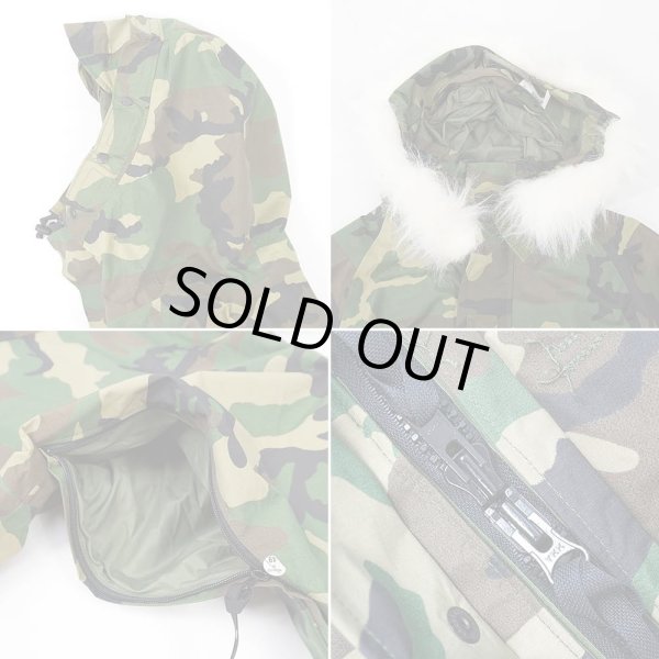 画像4: 【LARGE-SHORT / DEADSTOCK】00's US.Armed Forces GEN1 ECWCS ウッドランドカモ柄 GORE-TEX PARKA (4)