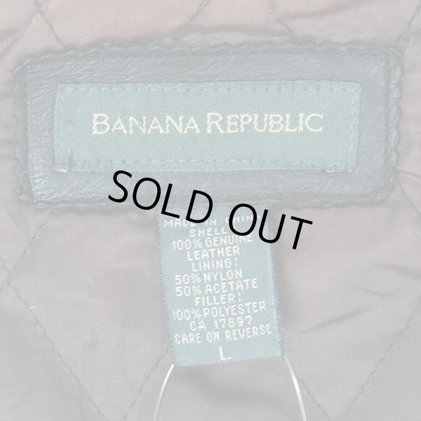 画像3: 90-00's Banana Repubilc レザースポーツジャケット (3)