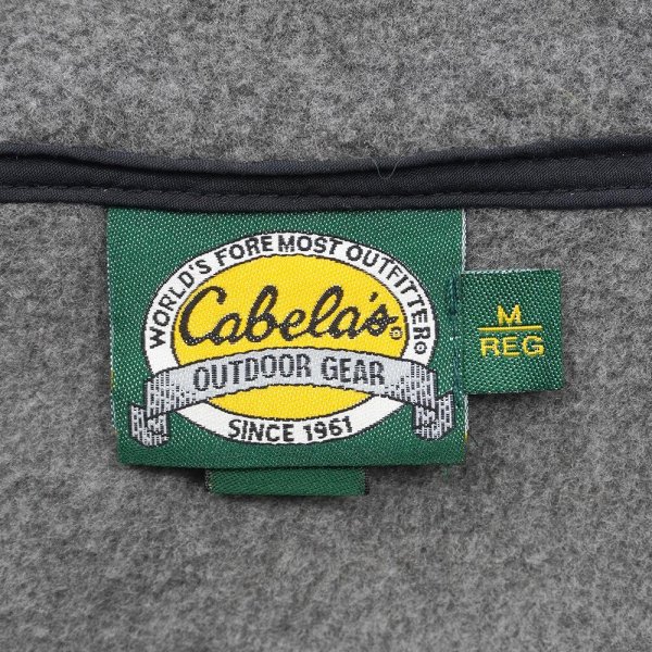 画像2: 00's Cabela's スナップT型 フリースジャケット "MADE IN USA" (2)