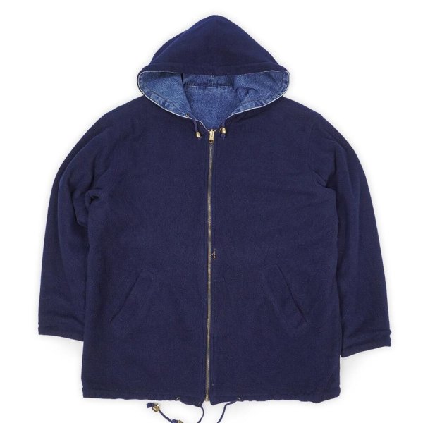 画像2: 90's BASIC EDITIONS リバーシブル フーディージャケット (2)