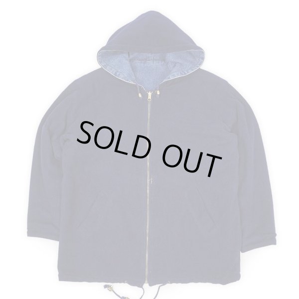 画像2: 90's BASIC EDITIONS リバーシブル フーディージャケット (2)