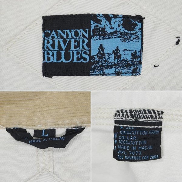 画像3: 90's CANYON RIVER BLUES キャンバス カバーオール (3)