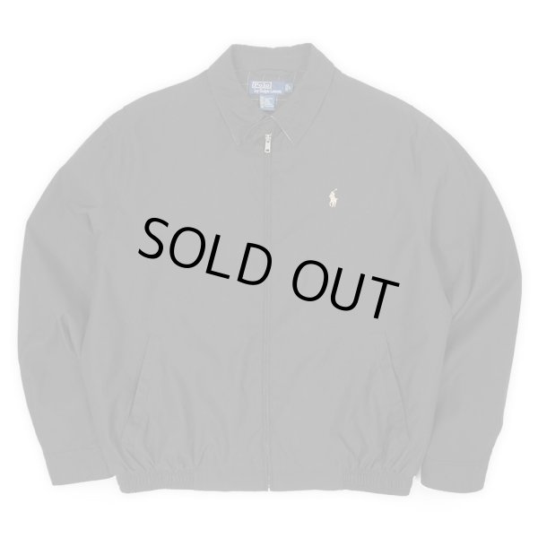 画像1: 00's Polo Ralph Lauren チンストラップ スウィングトップ "BLACK" (1)