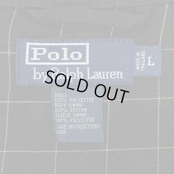 画像2: 00's Polo Ralph Lauren チンストラップ スウィングトップ "BLACK" (2)