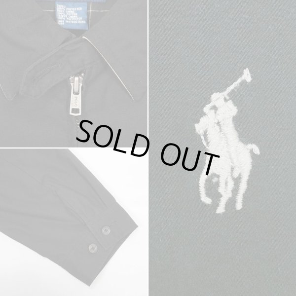 画像3: 00's Polo Ralph Lauren チンストラップ スウィングトップ "BLACK" (3)