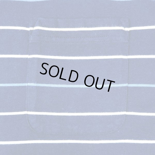 画像3: 90's Puritan マルチボーダー ポケットTシャツ (3)