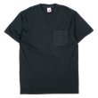 画像1: 80's Fruit of the Loom ポケットTシャツ "DEADSTOCK / BLACK" (1)