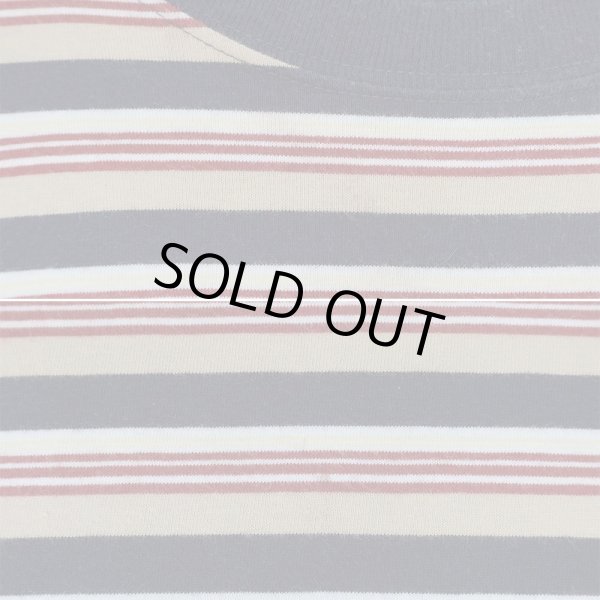 画像4: 90-00's IVY CREW マルチボーダーTシャツ “Beige Base” (4)