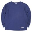 画像1: 90's RUSSELL L/S ブランクTシャツ "HIGH COTTON / MADE IN USA" (1)