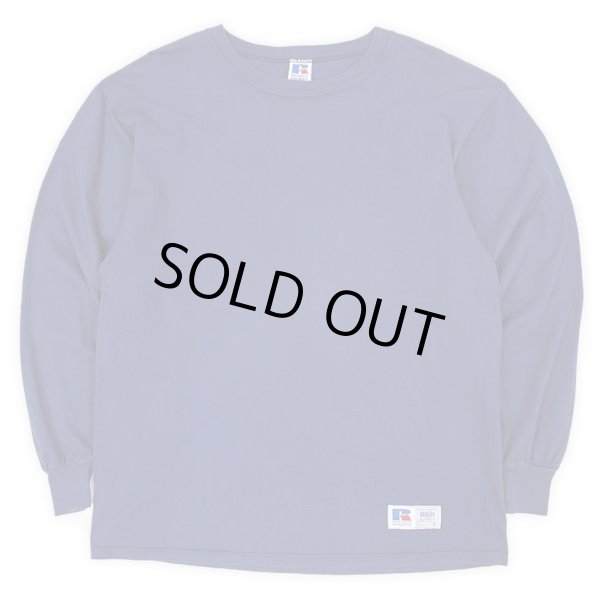 画像1: 90's RUSSELL L/S ブランクTシャツ "HIGH COTTON / MADE IN USA" (1)
