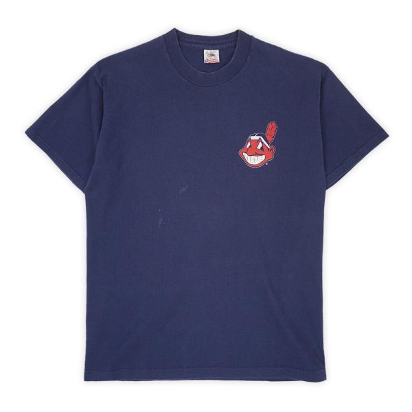 画像1: 90's Cleaveland Indians 両面プリントTシャツ “MADE IN USA” (1)