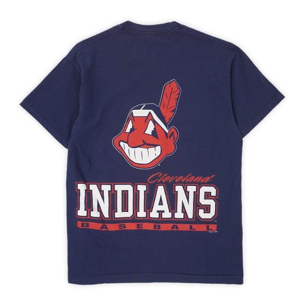 画像2: 90's Cleaveland Indians 両面プリントTシャツ “MADE IN USA” (2)