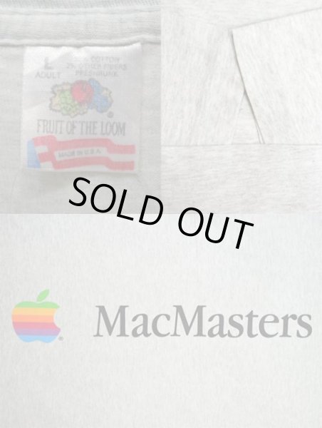 画像3: 90's Apple Mac Masters ロゴプリントTシャツ “MADE IN USA” (3)
