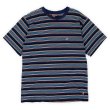 画像1: 90's HANG TEN マルチボーダー柄 Tシャツ “MADE IN USA” (1)