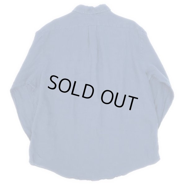 画像2: 00's Polo Ralph Lauren リネンボタンダウンシャツ (2)