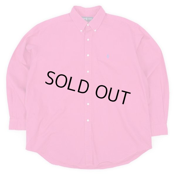 画像1: 90's Polo Ralph Lauren ボタンダウンシャツ "BLAKE / PINK" (1)