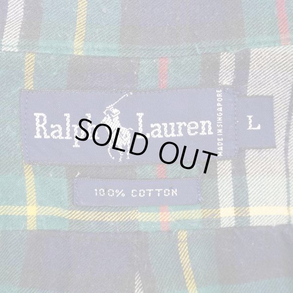 画像2: 90's Polo Ralph Lauren ボタンダウンシャツ (2)