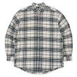 画像1: 90's Eddie Bauer ボタンダウンシャツ “Navy Plaid” (1)