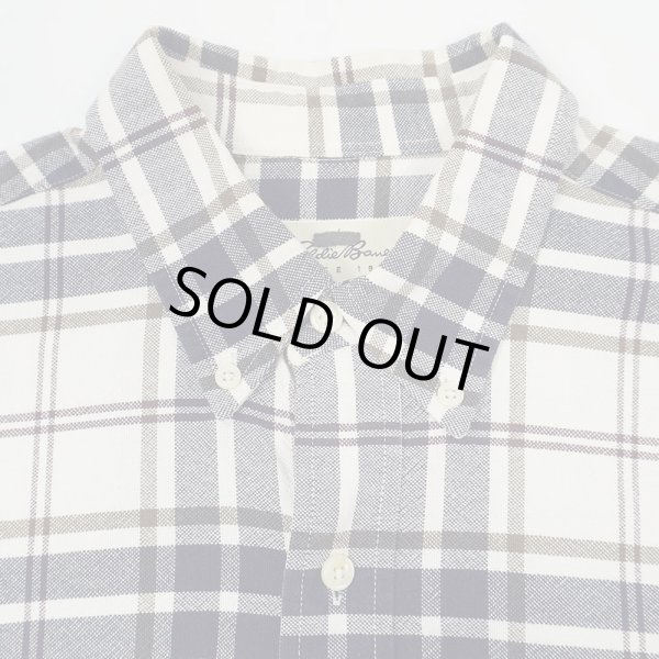 画像3: 90's Eddie Bauer ボタンダウンシャツ “Navy Plaid” (3)