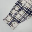 画像4: 90's Eddie Bauer ボタンダウンシャツ “Navy Plaid” (4)